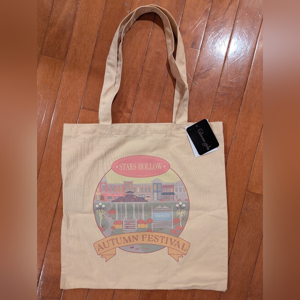 NWT Gilmore Girls Stars Hollow Tote Bag